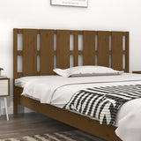 Bed Headboard Honey Brown 185.5x4x100 cm Solid Wood Pine 818008