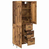 Highboard Old Wood 69.5 x 34 x 180 cm Engineered Wood 3415680