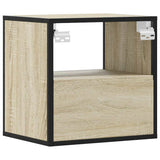 Wall-mounted Bedside Cabinets 2 pcs Sonoma Oak 40x31x39.5 cm 848737