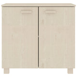 Sideboard HAMAR Honey Brown 85x35x80 cm Solid Wood Pine 340492