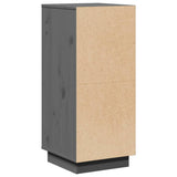 Sideboards 2 pcs Grey 31.5x34x75 cm Solid Wood Pine 813355