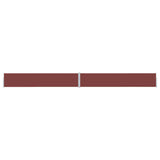 Patio Retractable Side Awning 170x1200 cm Brown 313396