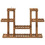 Plant Stand Natural 123 x 25 x 78.5 cm Solid Acacia Wood 903100