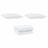 Winter Duvet with Pillow 3 pcs White Microfiber 3377763