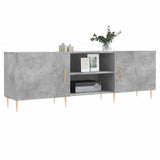 TV Cabinet Concrete Grey 150x30x50 cm Engineered Wood 829088