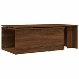 Coffee Table Brown Oak 150x50x35 cm Engineered Wood 815470