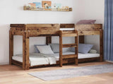 Bunk Bed for Kids Old Wood 75 x 190 cm Engineered Wood 3410545