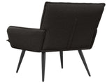 Armchair Black Boucl 42047696