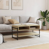 Coffee Table Sonoma Oak 90x50x45 cm Engineered Wood 838969
