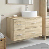Bathroom Furniture Set 2 pcs Sonoma Oak Engineered Wood 3403986