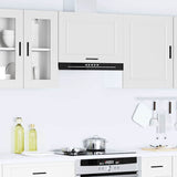 Kitchen Wall Cabinet Porto White Engineered Wood 854077