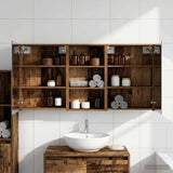 Bathroom Cabinet Set 3 pcs 140 x 14.5 x 70 cm Engineered wood 3403782