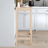 Bar Table 50x50x110 cm Solid Wood Pine 833263