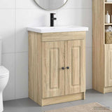 Bathroom Furniture Set Sonoma Oak 78.5 x 37.5 x 81 cm 3404176