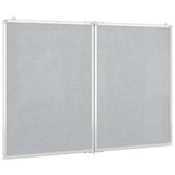 Magnetic Whiteboard Foldable 100x80x1.7 cm Aluminium 4005353