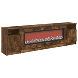 Electric Fireplace Smoked Oak 165 x 28.5 x 47 cm 8021187