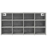 Shoe Cabinet Concrete grey 103 x 30 x 51 cm Engineered Wood 808706