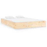 Bed Frame without Mattress Solid Wood 200x200 cm 820022