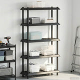 Shelving Unit 5-Tier 100 x 40 x 177 cm PP Anthracite 8011752