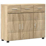 Sideboard FLORIN Sonoma Oak 88.5 x 30.5 x 73 cm Engineered Wood 880313