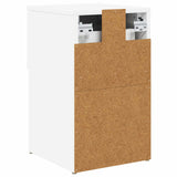 Bed Cabinet 2 pcs White 29 x 31.5 x 49 cm Engineered Wood 8001098