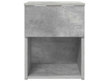 Bed Cabinet Concrete Grey 29 x 31.5 x 49 cm Engineered Wood 8001103
