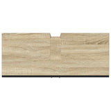 Bathroom Sink Cabinet Sonoma Oak 80x33x60 cm Engineered Wood 842462