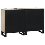 Sideboards 2 pcs White 60 x 33.5 x 75 cm Solid mango wood 3310046