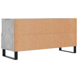 TV Cabinet Concrete Grey 102x36x50 cm Engineered Wood 829064