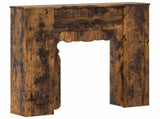 Fireplace Surround Smoked Oak 93 x 20 x 89 cm Engineered Wood 8006629