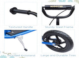 Kids Scooter Kick Scooter with 12" EVA Tyres, Rear Brake, Big Wheels Scooter for 5-12 Years Old, T3398P348518