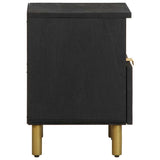 Bedside Cabinet Black 40x33x46 cm Engineered Wood 4017655