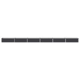 Raised Garden Bed Anthracite 480 x 40 x 24 cm cold-rolled steel 8006367