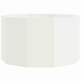 Planter White 90 x 90 x 50 cm Steel 883753