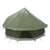 Tipi Tent Olive Green 300 x 300 x 200 cm Polyester and Steel 42029026