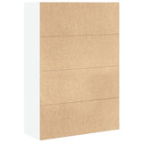 Bookcase White 80x30x114 cm Engineered Wood 857931