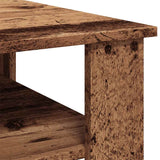 Coffee Table Old Wood 60x60x42 cm Engineered Wood 855794