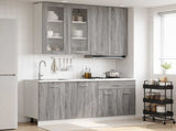 Kitchen Unit LYON 4 pcs Grey Sonoma Engineered Wood 3438368