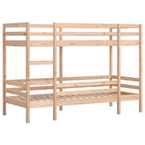 Bunk Bed without Mattress 90x200 cm Solid Wood Pine 3284218