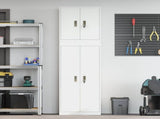 Storage Cabinet 2 pcs 60 x 40 x 210 cm Steel Lockable 3438764