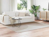 Indoor Rug GALATI Cream 120 x 120 cm Polyester 42022798