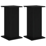 Plant Stand 2 pcs Black 30.5 x 30 x 60.5 cm Engineered Wood 899783