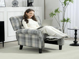 160&deg Reclining Armchair, with Footrest - Grey T3398P344476