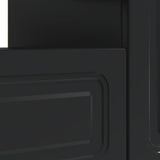 LED TV Cabinet Black Engineered Wood 897786
