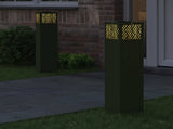 Solar LED Pathway Light 2 pcs Warm White 18 x 18 x 80 cm 879733
