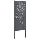 Garden Privacy Screen Anthracite 50 x 140 cm Cold-rolled steel 876303