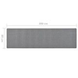Carpet Runner Dark Grey 80x300 cm 326976