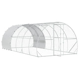 Chicken Coop Silver 600 x 300 x 200 cm Galvanised Steel 3434697