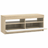 LED TV Cabinet Sonoma Oak Engineered Wood 897867