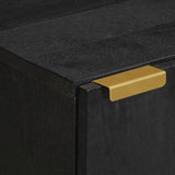 Sideboard Black 40x33x75 cm Engineered Wood 4017672
